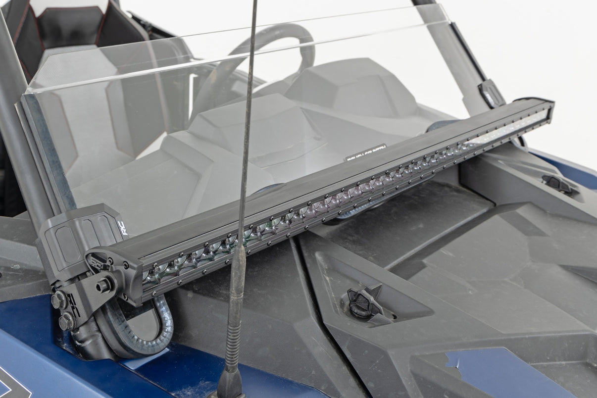 LED Light Kit | Front Mount | 40" Black Single Row | Polaris RZR XP 1000 | 93147