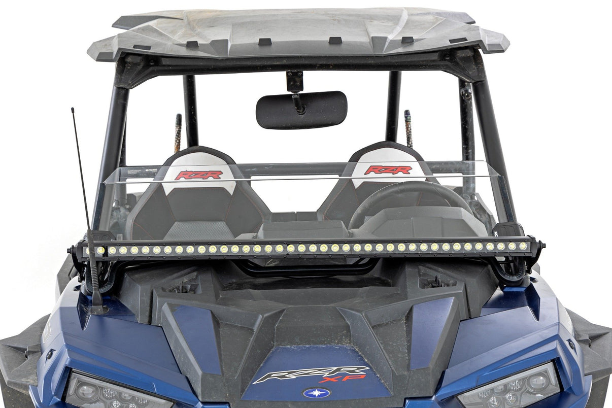 LED Light Kit | Front Mount | 40" Black Single Row | Polaris RZR XP 1000 | 93147