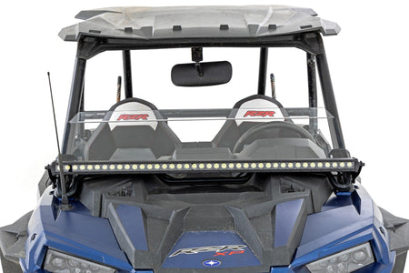 LED Light Kit | Front Mount | 40" Black Single Row | Polaris RZR XP 1000 | 93147