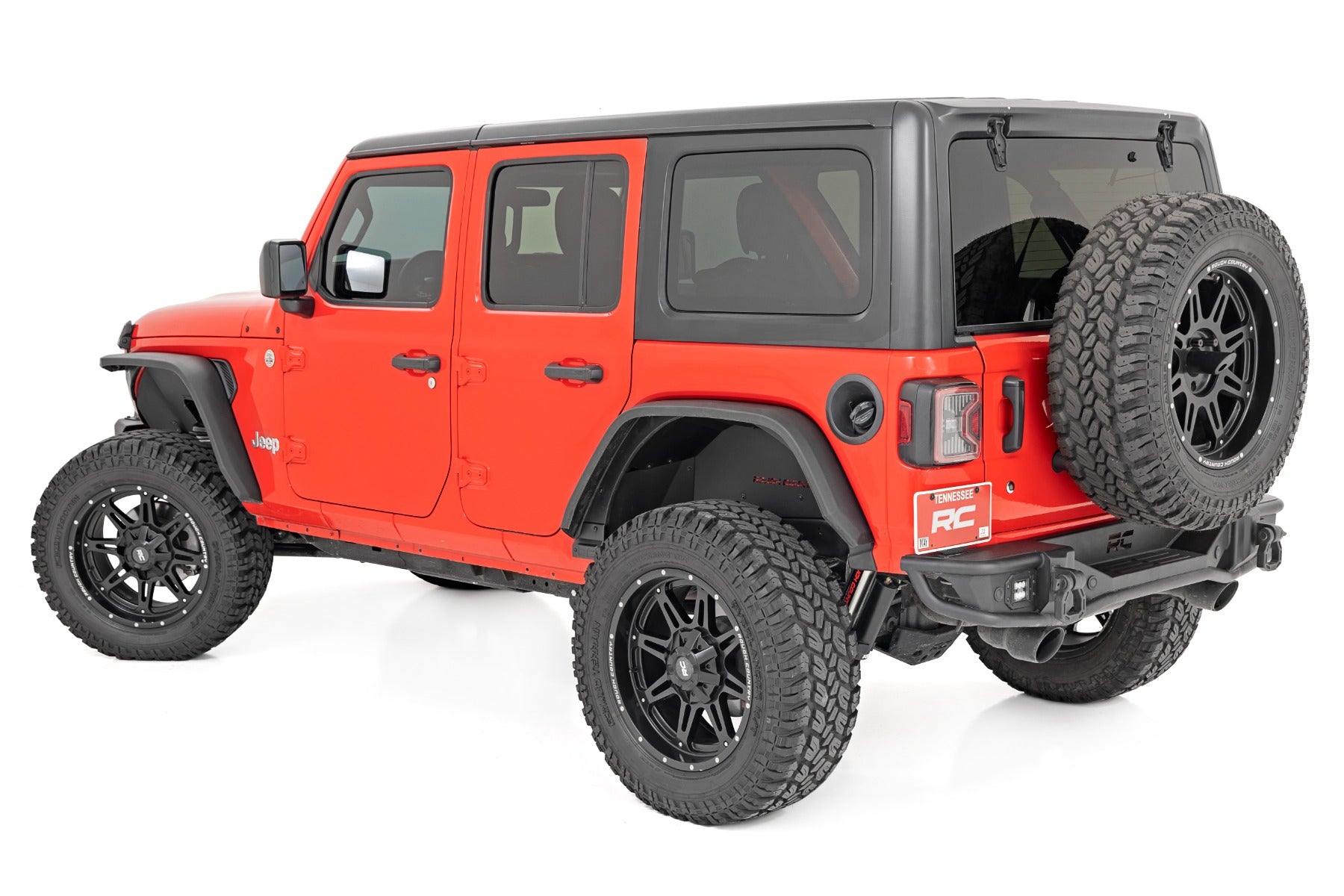 High Clearance LED Flat Fender Flare Kit | UV Treated | Jeep Wrangler JL (18-24) | 99036