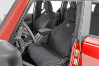 Seat Covers | Bucket Seats |W/Fold Down RR Armrest |FR & RR | 4DR | Ford Bronco (21-25) | 91059