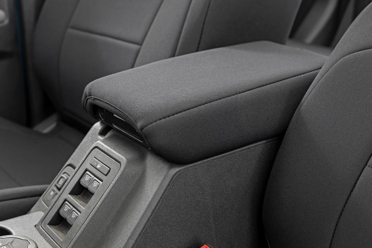 Seat Covers | Bucket Seats |W/Fold Down RR Armrest |FR & RR | 4DR | Ford Bronco (21-25) | 91059