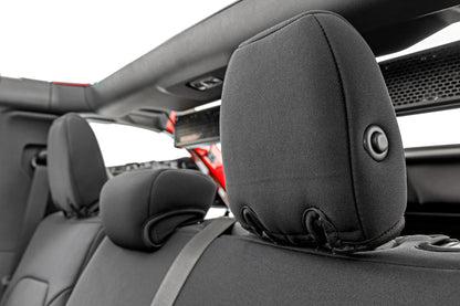 Seat Covers | Bucket Seats |W/Fold Down RR Armrest |FR & RR | 4DR | Ford Bronco (21-25) | 91059