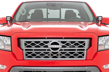 LED Light Kit | Ditch Mount | 2" Black Pair | Amber DRL | Nissan Frontier (22-25) | 71067