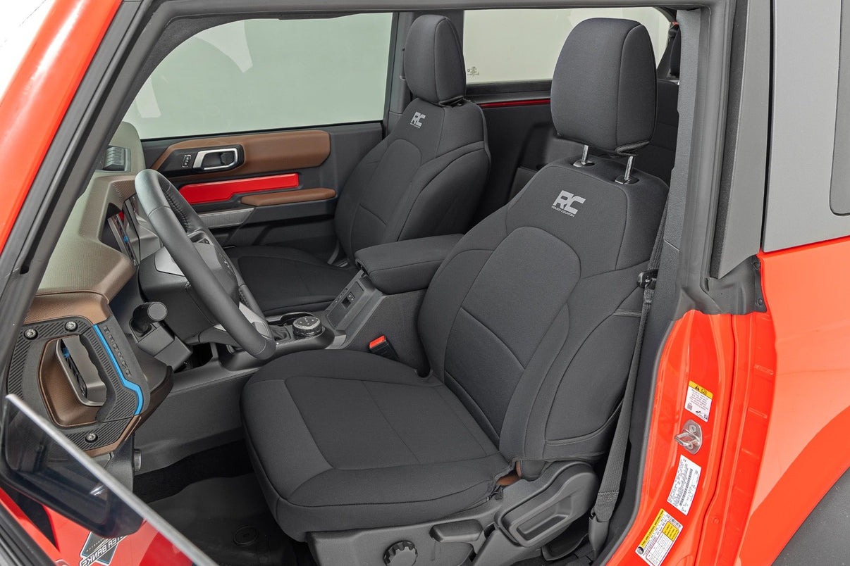 Seat Covers | Bucket Seats | FR & RR | Ford Bronco (2 Door) 4WD (2021-2025) | 91050