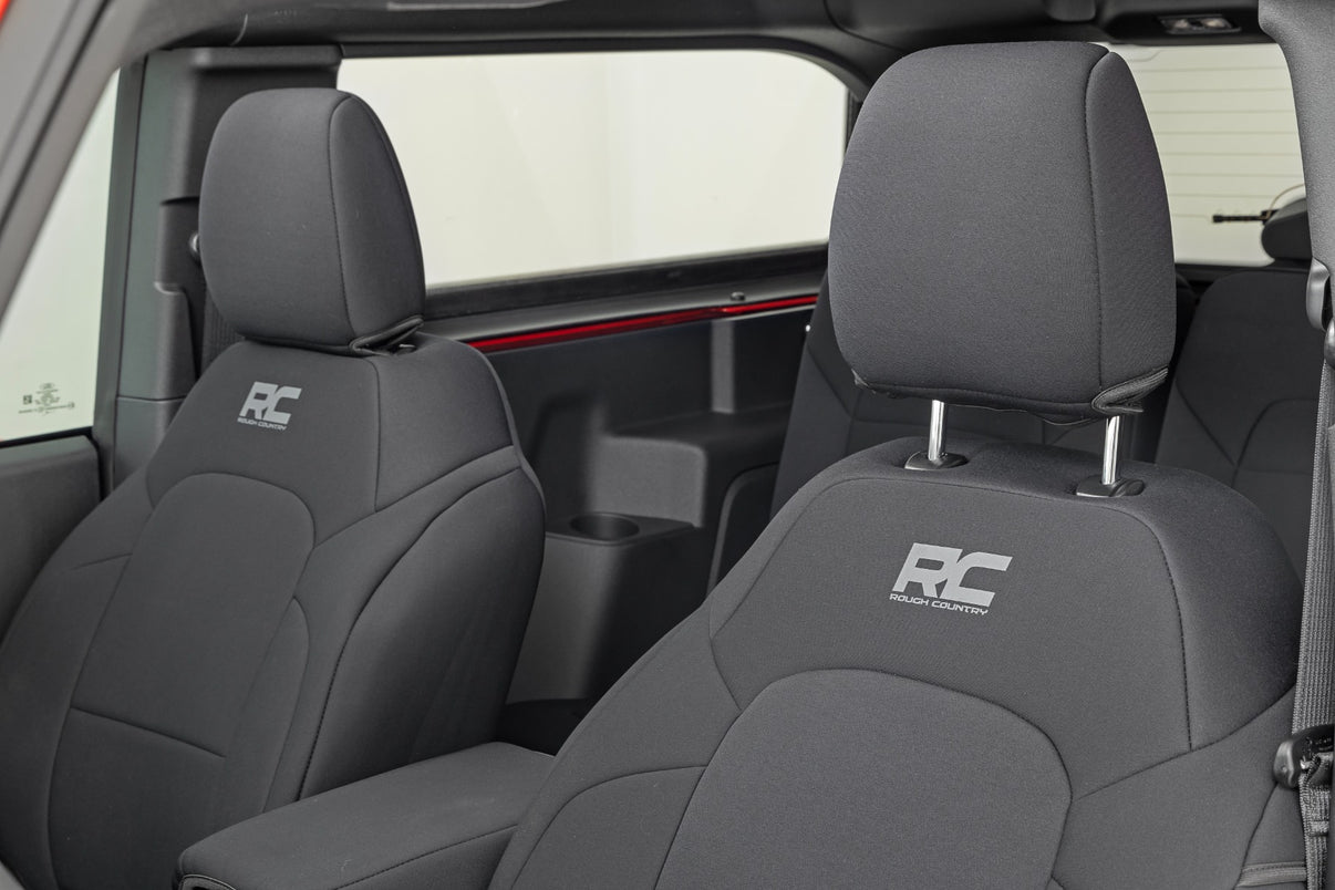 Seat Covers | Bucket Seats | FR & RR | Ford Bronco (2 Door) 4WD (2021-2025) | 91050
