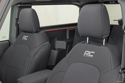 Seat Covers | Bucket Seats | FR & RR | Ford Bronco (2 Door) 4WD (2021-2025) | 91050