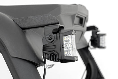 LED Light Kit | Rear Mount | 2" Black Pair | Flood | Can-Am Maverick Sport 1000R  | 97082