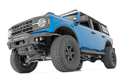 Oval Nerf Step | 4-Door | Black | Ford Bronco 4WD (2021-2025) | 21011