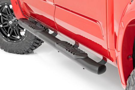 Oval Nerf Steps | Crew Cab | Black | Toyota Tundra 2WD/4WD (2022-2025) | 21014