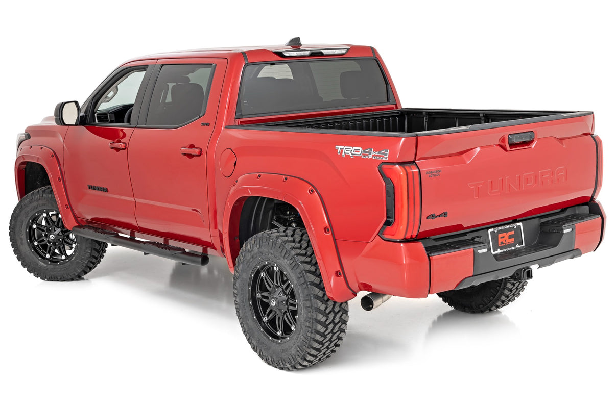 Oval Nerf Steps | Crew Cab | Black | Toyota Tundra 2WD/4WD (2022-2025) | 21014