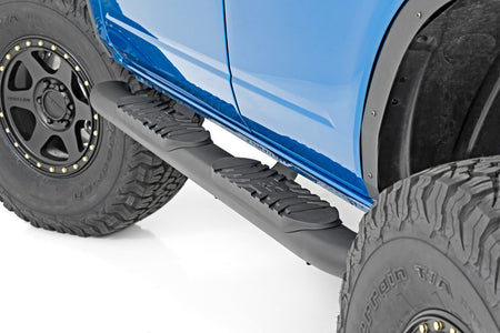 Oval Nerf Step | 4-Door | Black | Ford Bronco 4WD (2021-2025) | 21011