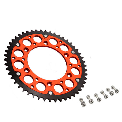 KKE 44T/48T/49T/50T/51T/52T Orange Sprocket For KTM 125-530CC 2003-2024