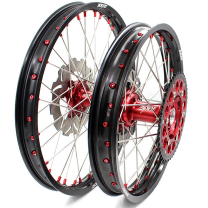 KKE 21" 19" or 21" 18" Spoke Wheels Rims For HONDA CRF250R 2004-2013 CRF450R 2002-2012