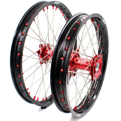KKE 21" 19" or 21" 18" Spoke Wheels Rims For HONDA CRF250R 2004-2013 CRF450R 2002-2012