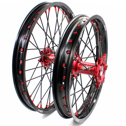 KKE 21in. 19in.  or 21in. 18in. Motorcycle Spoked Wheels Rims For HONDA CRF250R 2004-2013 CRF450R 2002-2012