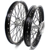 KKE 21 & 19 Casting MX Wheels for YAMAHA YZ250F 2001-2021 YZ450F 2003 Silver