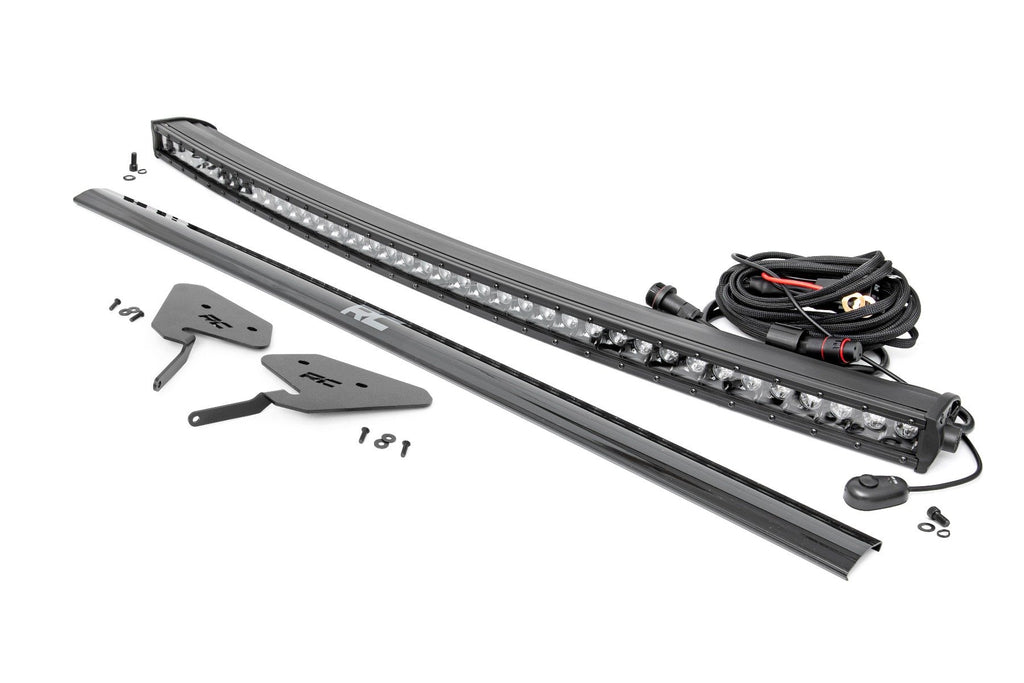 LED Light Kit | 30 Inch Curved | Front Bracket | Black Series | Polaris RZR Turbo S4  | 93111