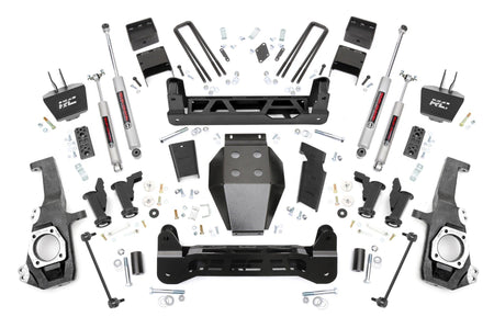 Rough Country | 5 Inch Lift Kit | Torsion Drop | w/ Overloads | Chevy/GMC 2500HD/3500HD (20-26) | 111030