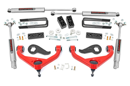 3 Inch Lift Kit | Chevy/GMC Sierra 3500 HD/Silverado 3500 HD 2WD/4WD (20-25) | 95630RED
