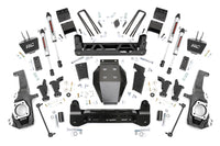 Rough Country | 5 Inch Lift Kit | Torsion Drop | V2 | w/ Overloads | Chevy/GMC 2500HD/3500HD (20-26) | 111070