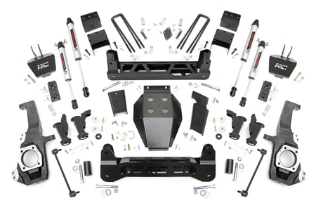 Rough Country | 5 Inch Lift Kit | Torsion Drop | V2 | w/ Overloads | Chevy/GMC 2500HD/3500HD (20-26) | 111070
