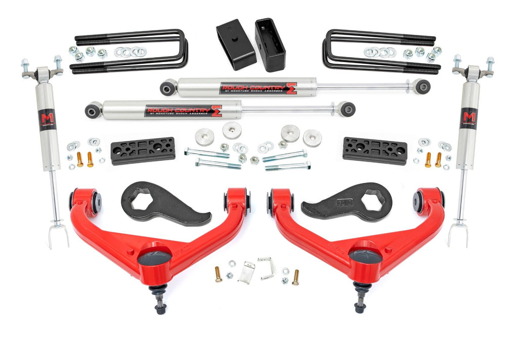 3 Inch Lift Kit | UCAs | M1 | Chevy/GMC Sierra 3500 HD/Silverado 3500 HD (20-25) | 95640RED