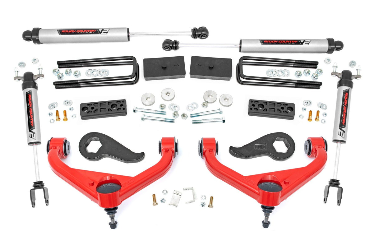 3 Inch Lift Kit | UCAs | V2 | Chevy/GMC 2500HD/3500HD (20-25) | 95870RED