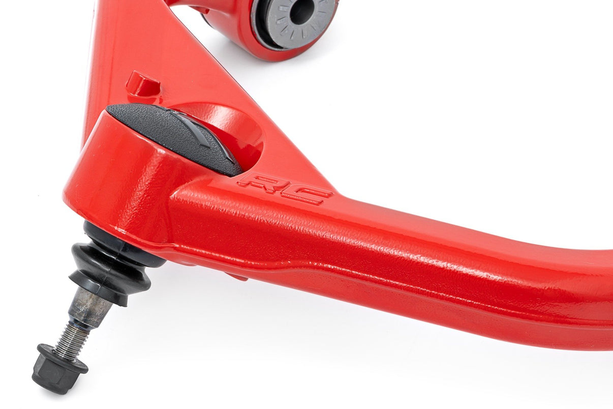 Red Forged Upper Control Arms | 3 Inch Lift | Chevy/GMC 2500HD/3500HD (20-25) | 1958RED
