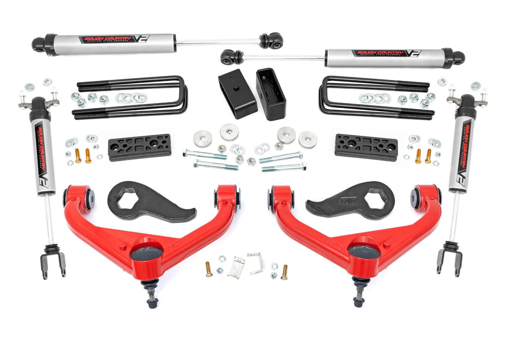 3 Inch Lift Kit | UCAs | V2 | Chevy/GMC Sierra 3500 HD/Silverado 3500 HD (20-25) | 95670RED