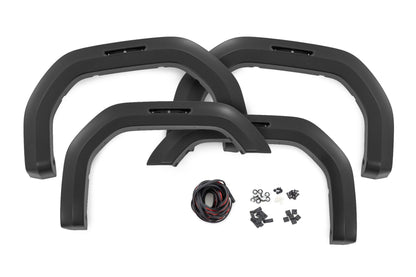 Rough Country | Sport Fender Flares | G7C Cardinal Red | GMC Sierra 2500 HD/Sierra 3500 HD (20-26) | S-G11912-G7C