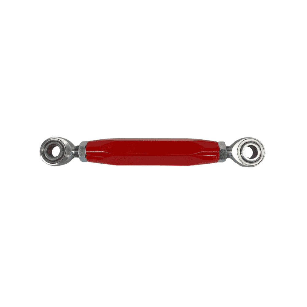 Polaris Pro R Sway Bar Link by AJK Offroad in Red in Product View 