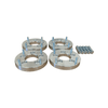 Polaris Pro R / Turbo R / Xpedition Wheel Spacers / Adapters by AJK Offroad Top Angle View