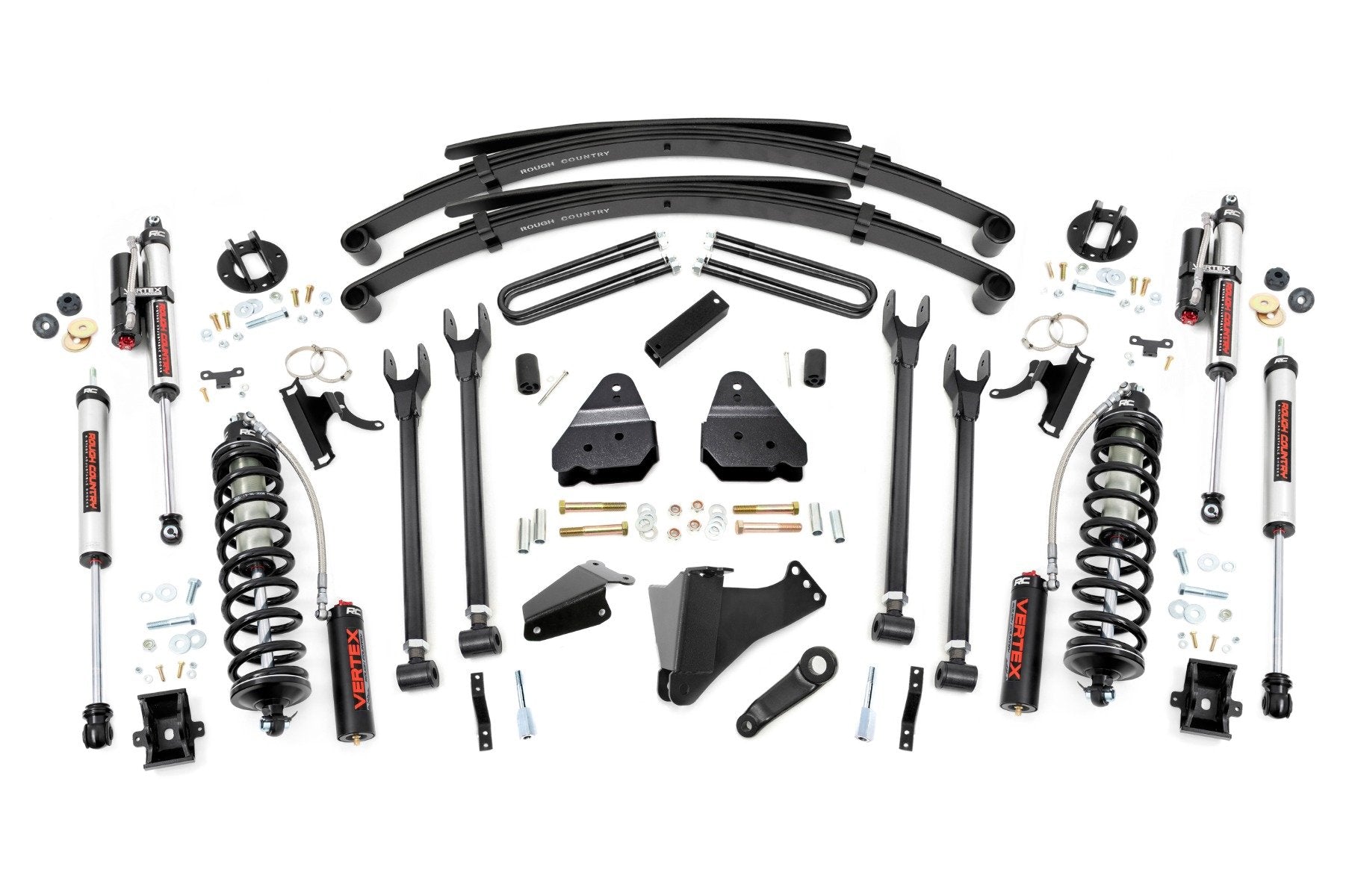 6 Inch Lift Kit | Diesel | 4 Link | RR Spring | C/O Vertex | Ford F-250/F-350 Super Duty (05-07) | 58259