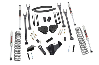 6 Inch Lift Kit | Gas | 4 Link | M1 | Add-A-Leaf | Ford F-250/F-350 Super Duty 4WD (05-07) | 58140