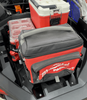 Polaris RZR PRO R Packout Mount by AJK Offroad Installed with Several Packout Kits Back View