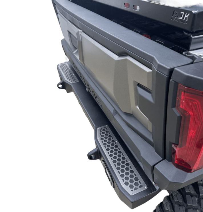 Polaris Xpedition Rear Bumper by AJK Offroad Extreme Side View