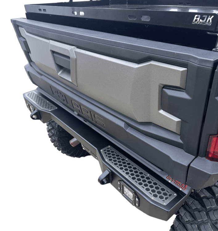 Polaris Xpedition Rear Bumper by AJK Offroad Side View
