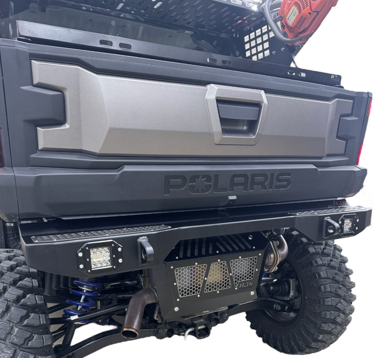 Polaris Xpedition Rear Bumper by AJK Offroad Low Wide View
