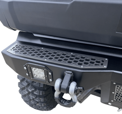 Polaris Xpedition Rear Bumper by AJK Offroad Close Up of Left Side