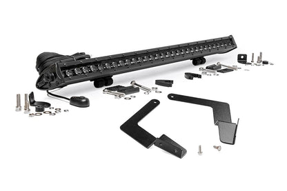 LED Light Kit | Lower Grille Mount | 30" Black Single Row | Toyota Tacoma (16-23) | 70668