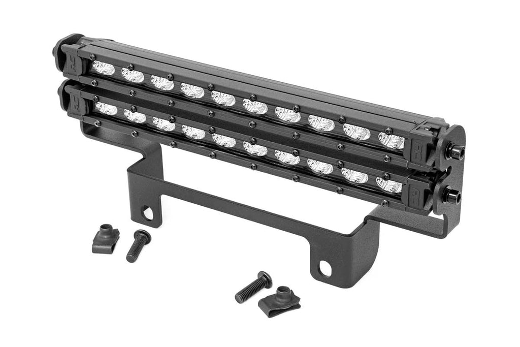 LED Light Kit | Bumper Mount | 10" Black Slimline Pair | Honda Pioneer 1000  | 92004