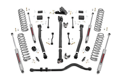 3.5 Inch Lift Kit | Adj Lower | FR D/S | Jeep Wrangler Unlimited 4WD (24-25) | 91630
