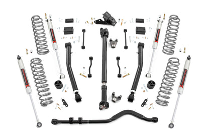 Rough Country | 3.5 Inch Lift Kit | Adj Lower | FR D/S | M1 | Jeep Wrangler JL 4WD (24-26) | 91740