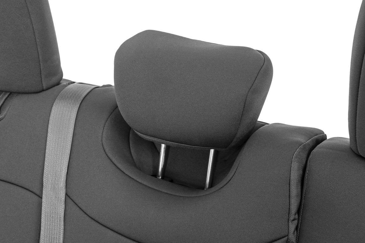 Seat Covers | Front and Rear | Jeep Wrangler Unlimited 4WD (2018-2025) | 91010