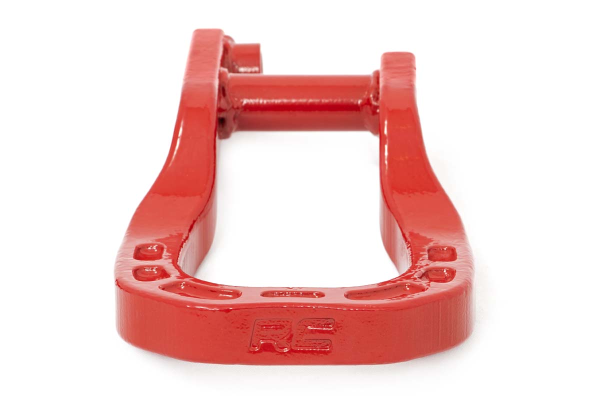 Tow Hooks | Forged | Red | Chevy Silverado 1500 2WD/4WD (2014-2018 & Classic) | RS134