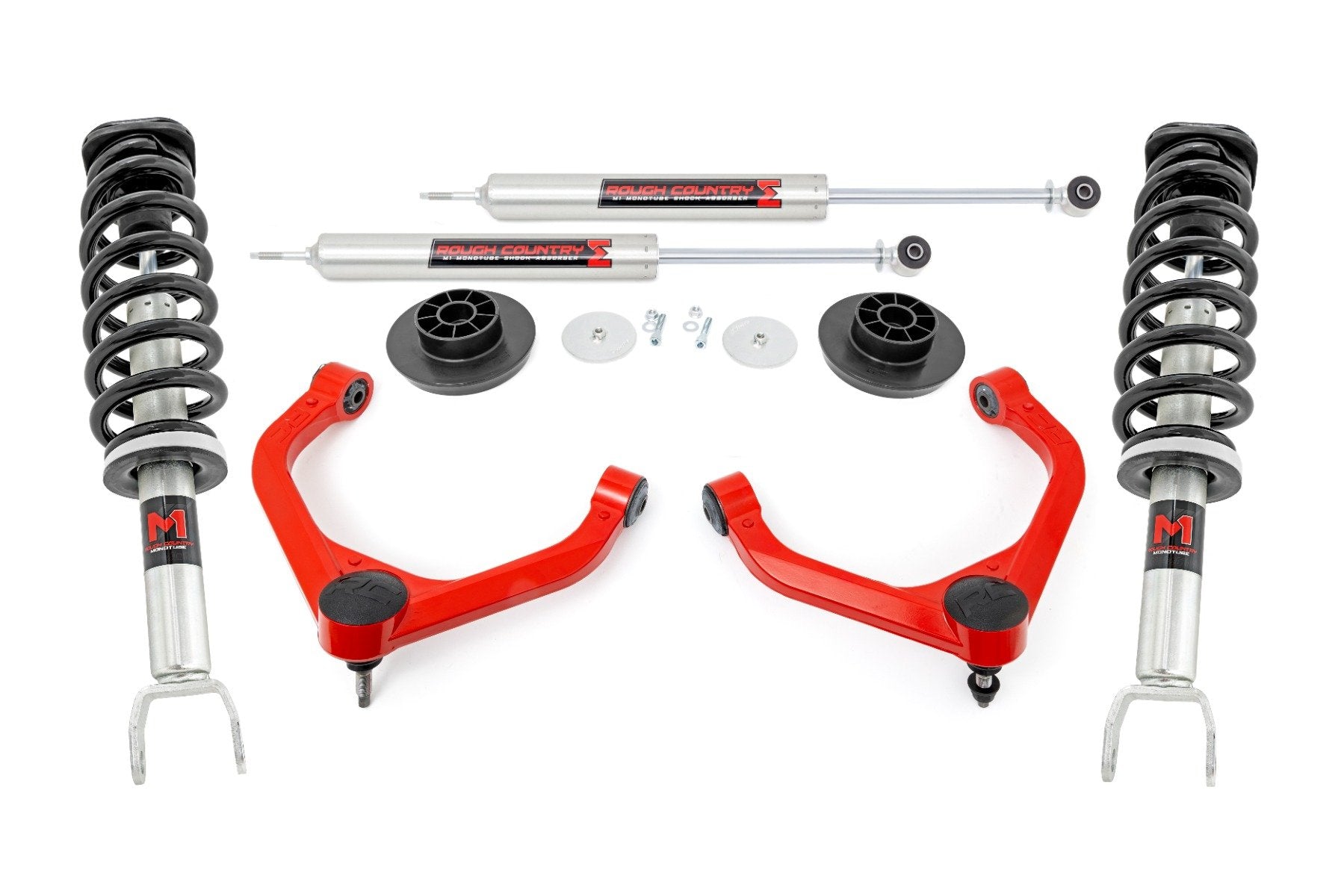 3.5 Inch Lift Kit | M1 Struts/M1 | Ram 1500 2WD/4WD (2019-2025) | 31440RED