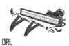 LED Light Kit | Bumper Mount | 20" Chrome Dual Row | Amber DRL | Ram 1500 (19-24) | 70781
