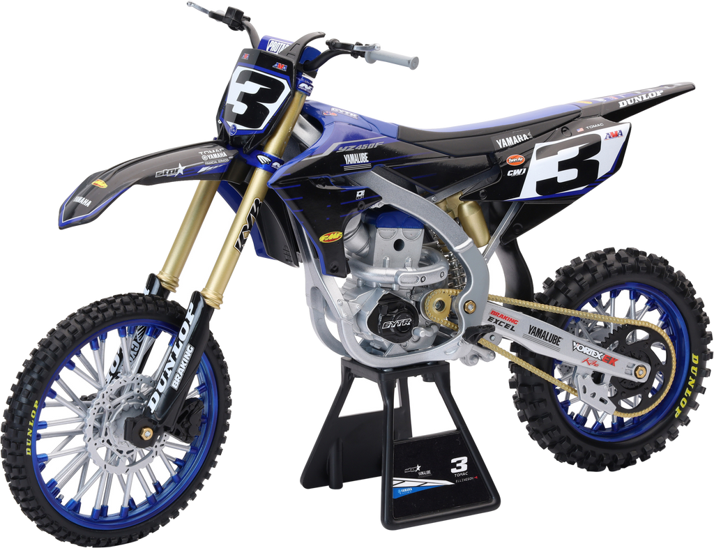 1:6 Yamaha Factory Team Yz450f Eli Tomac #3 W/#1 Sx/Mx