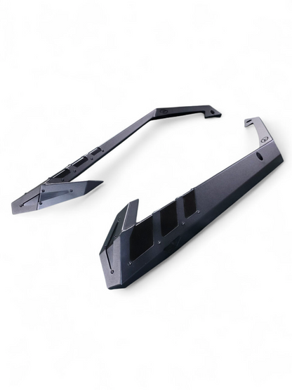 2020+ Polaris Rzr Pro XP, 2022+ Pro R/Turbo R, 2025+ Pro R/Pro S Rock Guards (2 Seat)